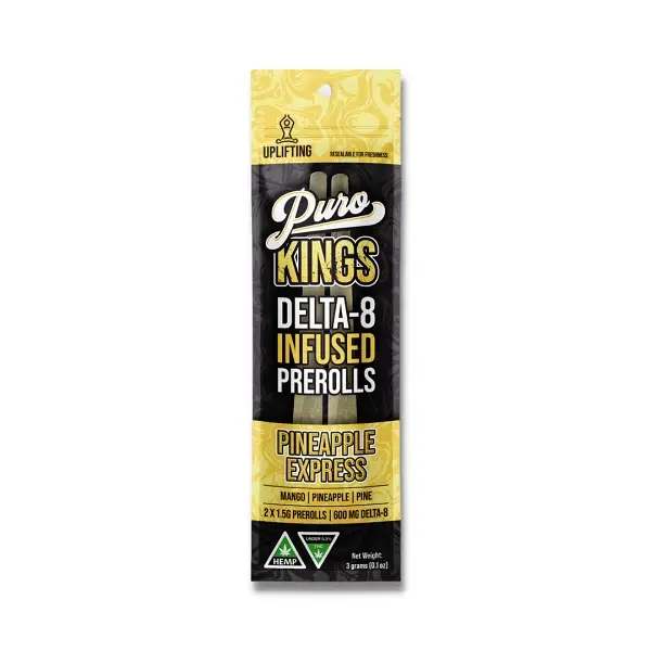 Puro Kings Delta 8 Infused Pre Rolls