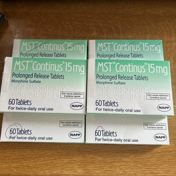 MST Continus 15mg (Morphine Sulphate)